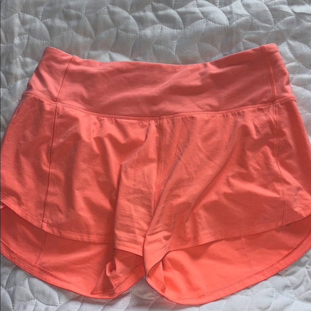 Lululemon Athletica Coral Athletic Shorts